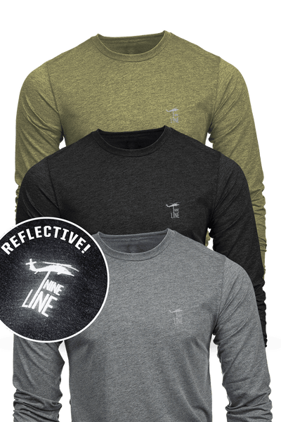 Athletic Long-Sleeve T-Shirt 3-Pack - Reflective - Core - Nine Line Apparel