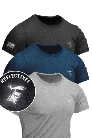 Athletic T-Shirt 3-Pack - Reflective - Core - Nine Line Apparel
