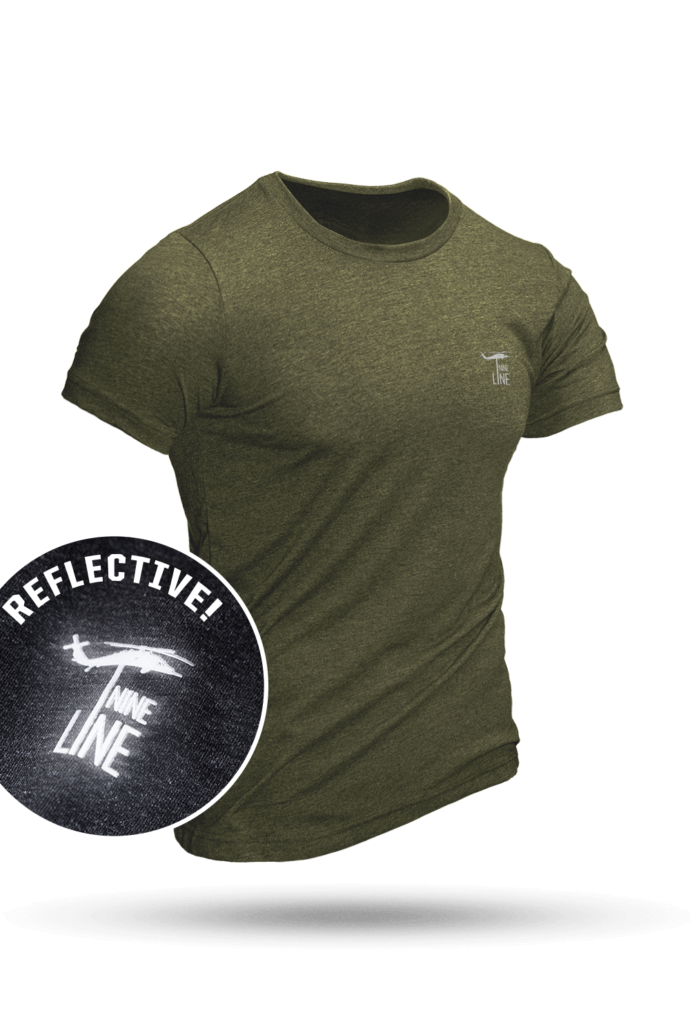 Athletic T-Shirt - Reflective - Core - Nine Line Apparel