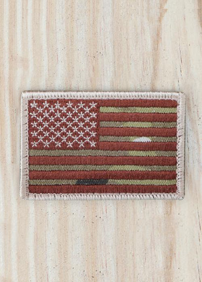 Camo American Flag Patch - Nine Line Apparel