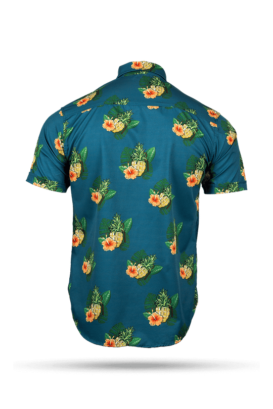 Casual Button Down Shirt - Pineapple Grenade Collection - Nine Line Apparel
