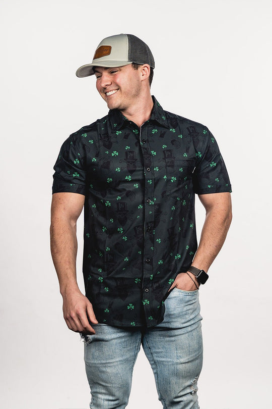 Casual Button Down Shirt - St. Patrick&