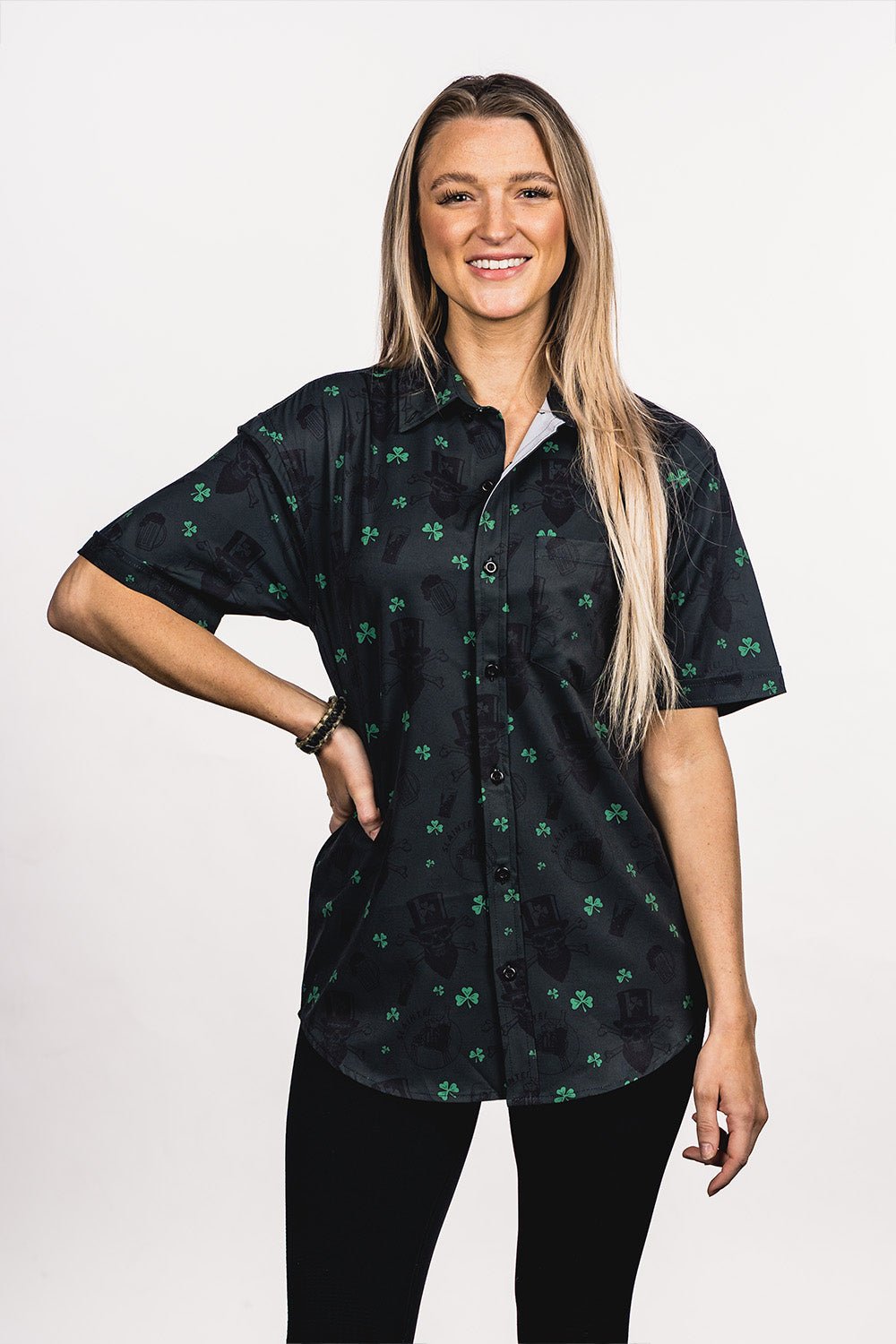 Casual Button Down Shirt - St. Patrick's Day 2022 LIMITED EDITION [ON SALE] - Nine Line Apparel