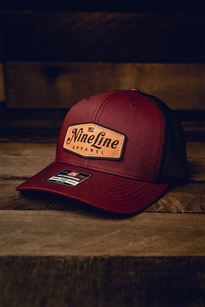 Classic Leather Patch Hat by Richardson [ON SALE] - Nine Line Apparel