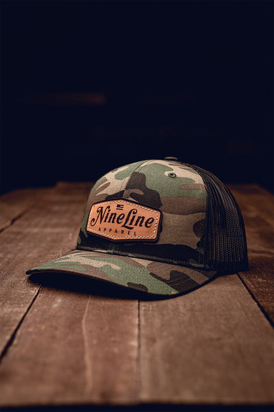 Classic Leather Patch Hat by Richardson [ON SALE] - Nine Line Apparel