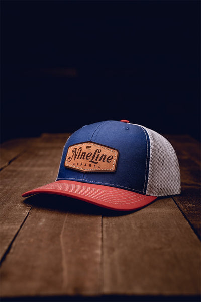 Classic Leather Patch Hat by Richardson [ON SALE] - Nine Line Apparel