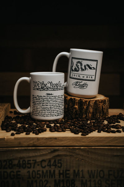 Constitution Ceramic Mug 15 oz - Nine Line Apparel