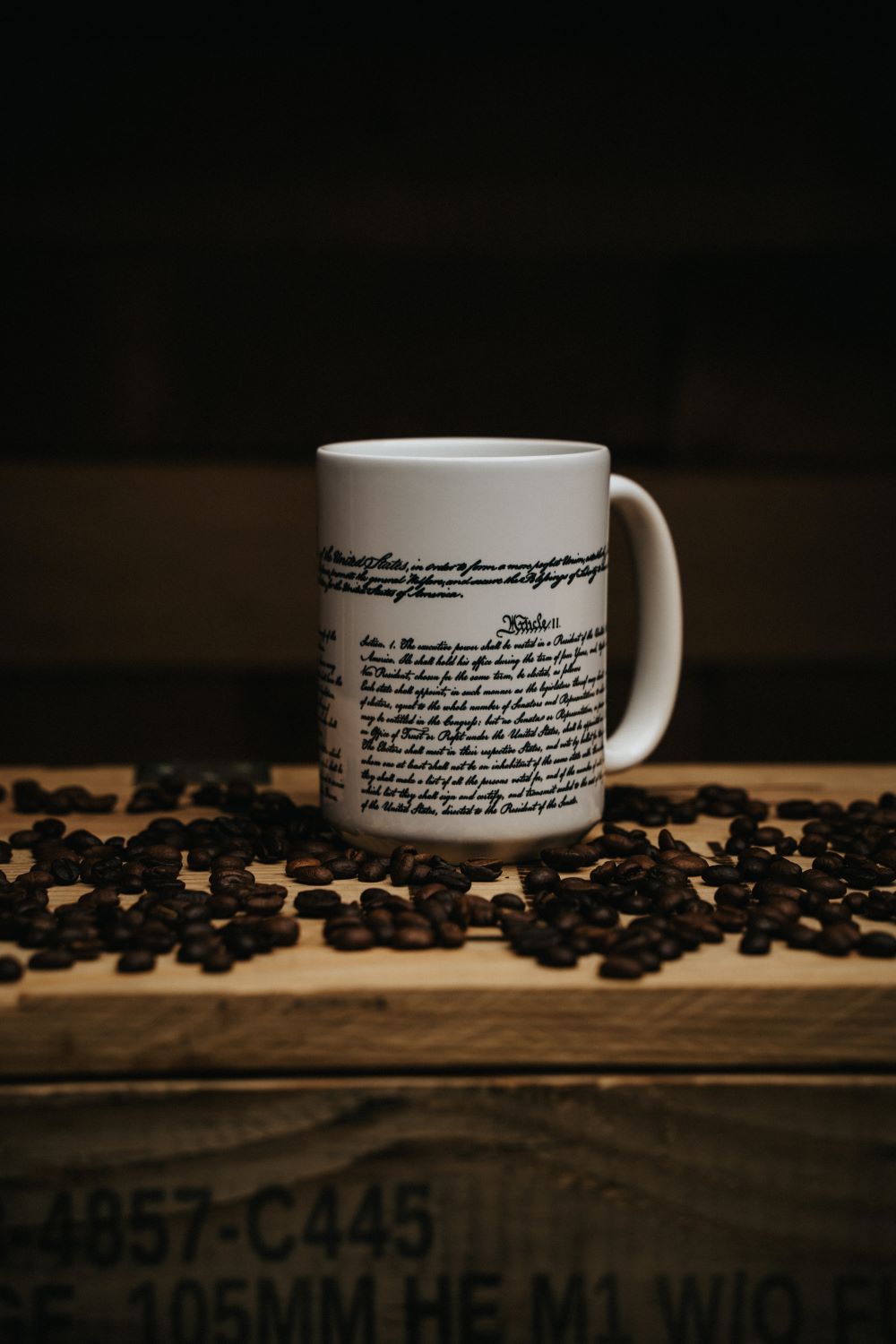 Constitution Ceramic Mug 15 oz - Nine Line Apparel