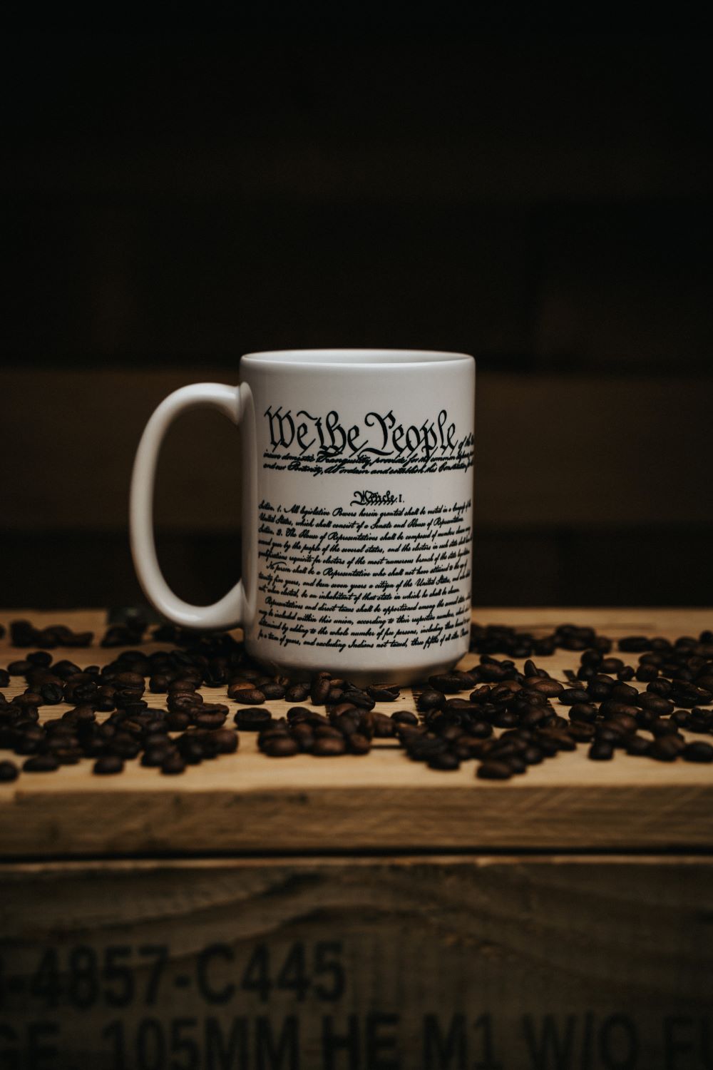 Constitution Ceramic Mug 15 oz - Nine Line Apparel