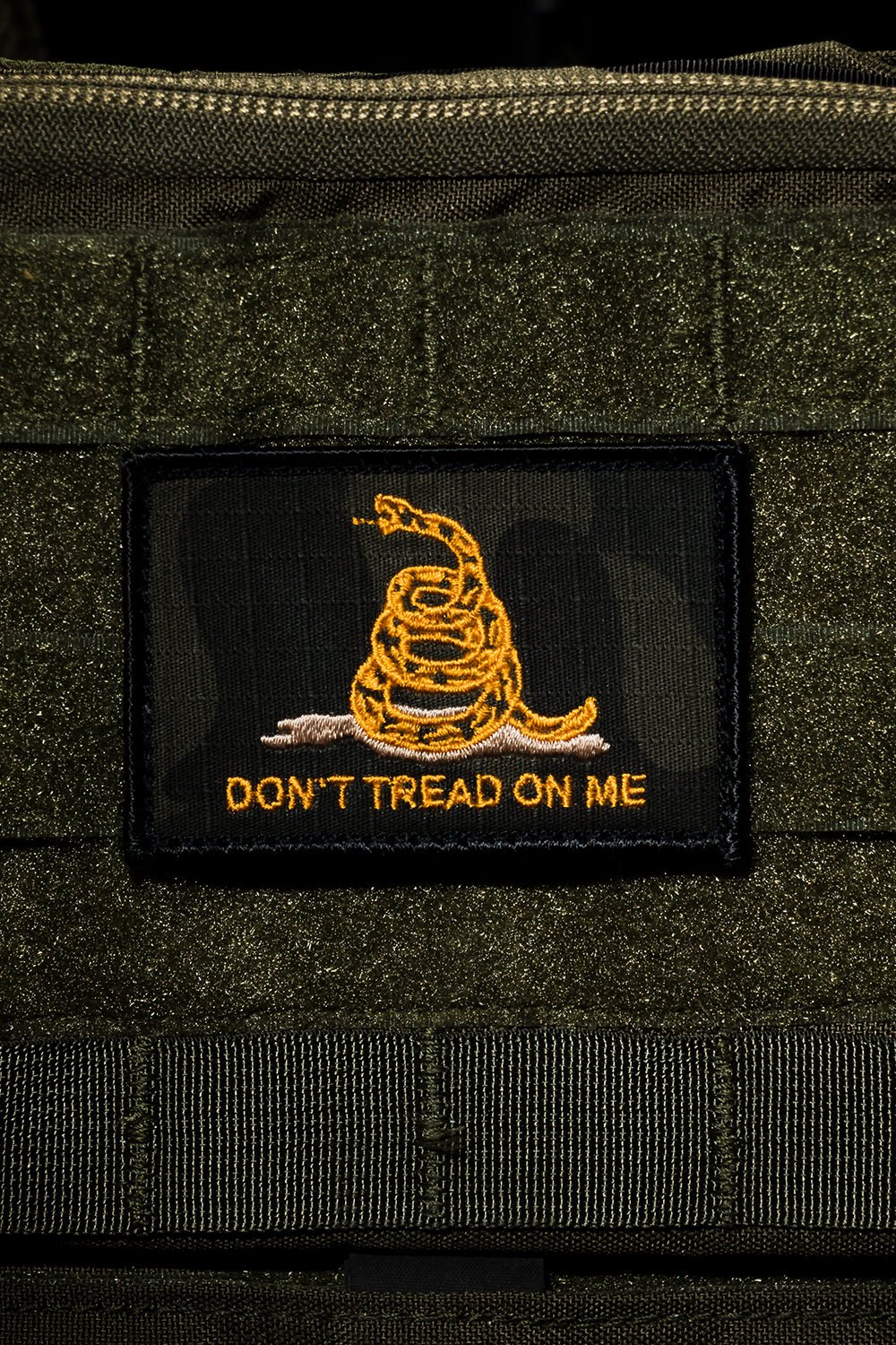 Dark Dont Tread on Me Patch - Nine Line Apparel