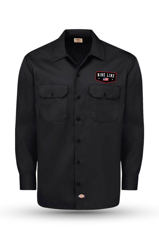 Dickies Long Sleeve Patch Shirts - Nine Line Apparel