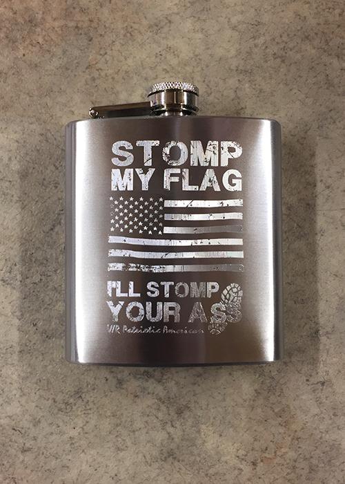 Flask - Stomp Your Ass - Nine Line Apparel