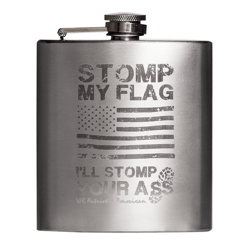 Flask - Stomp Your Ass - Nine Line Apparel