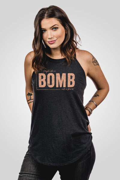 Halter Tank - Like a Bomb - Nine Line Apparel