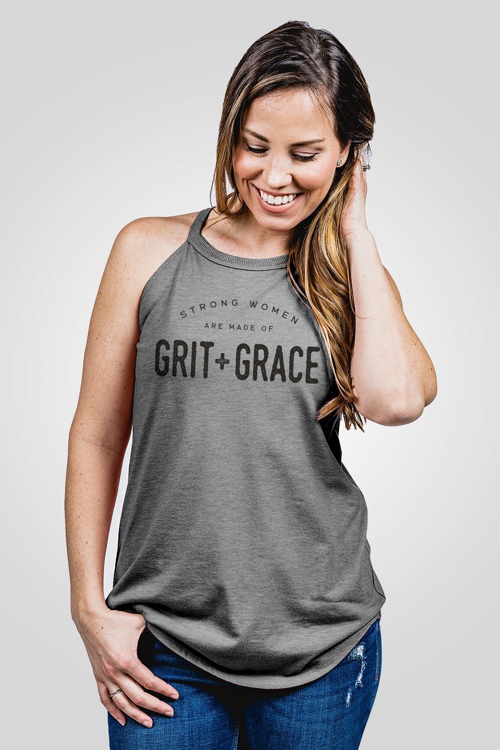 Halter Tank - Strong Women - Nine Line Apparel