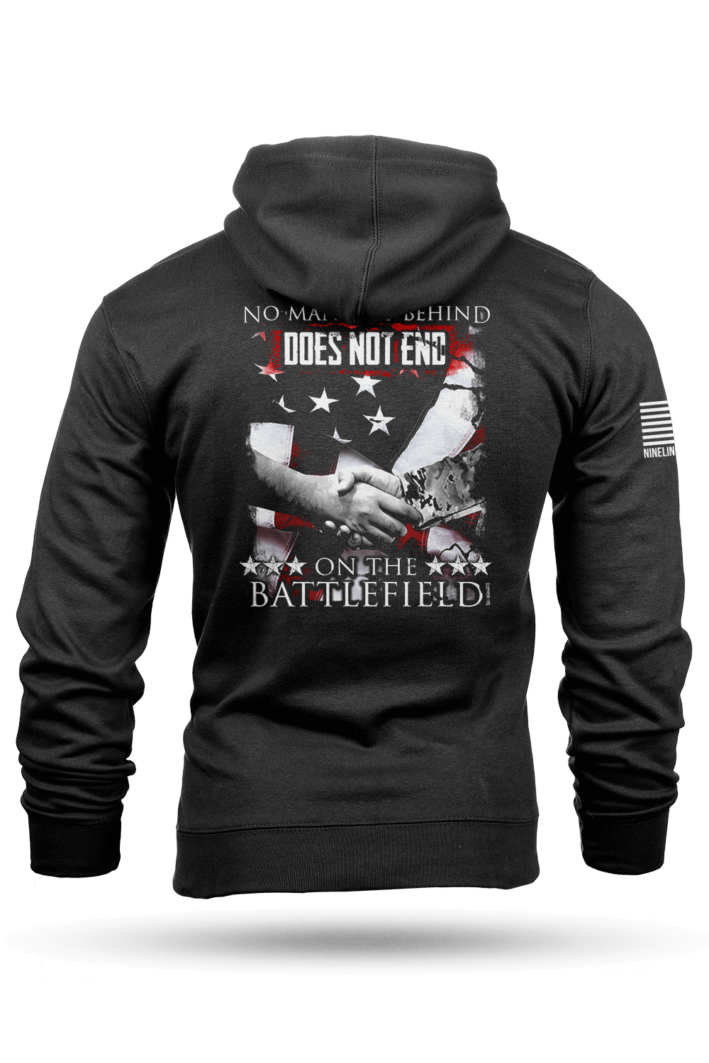 Hoodie - No Man Left Behind - Nine Line Apparel