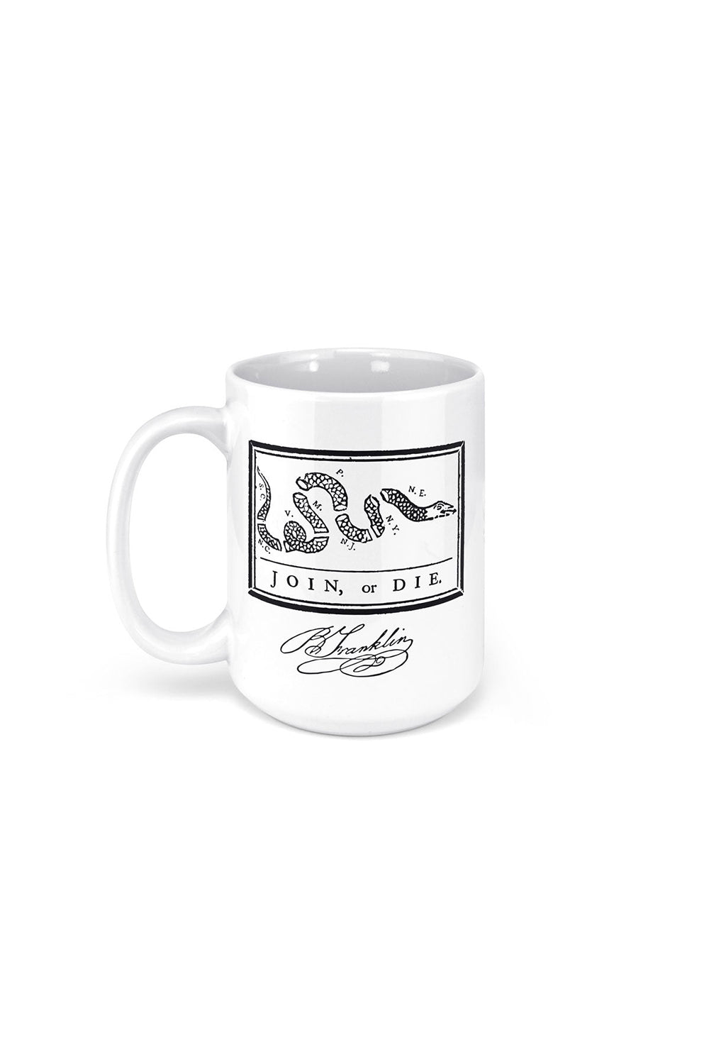 Join or Die Ceramic Mug 15 oz - Nine Line Apparel