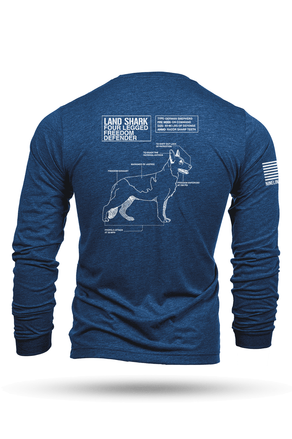 Long-Sleeve Shirt - Land Shark