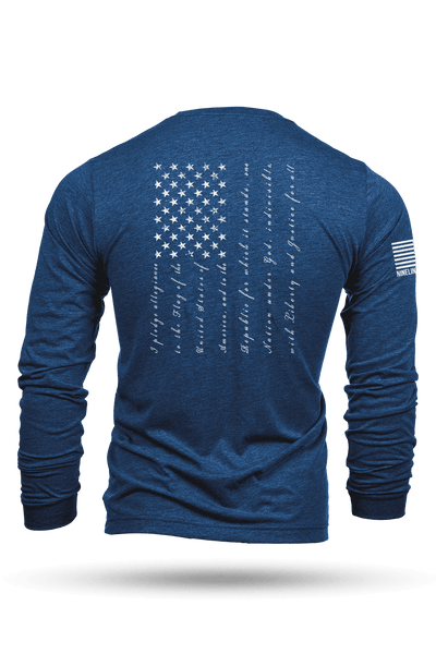 Long-Sleeve Shirt - The Pledge - Nine Line Apparel