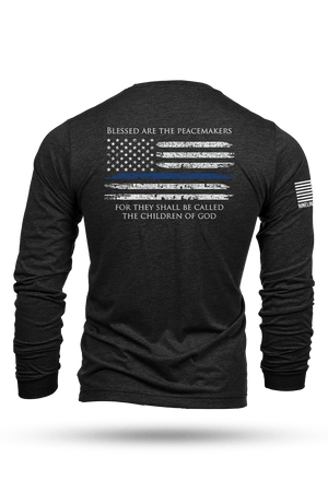 Long-Sleeve Shirt - Thin Blue Line - Nine Line Apparel