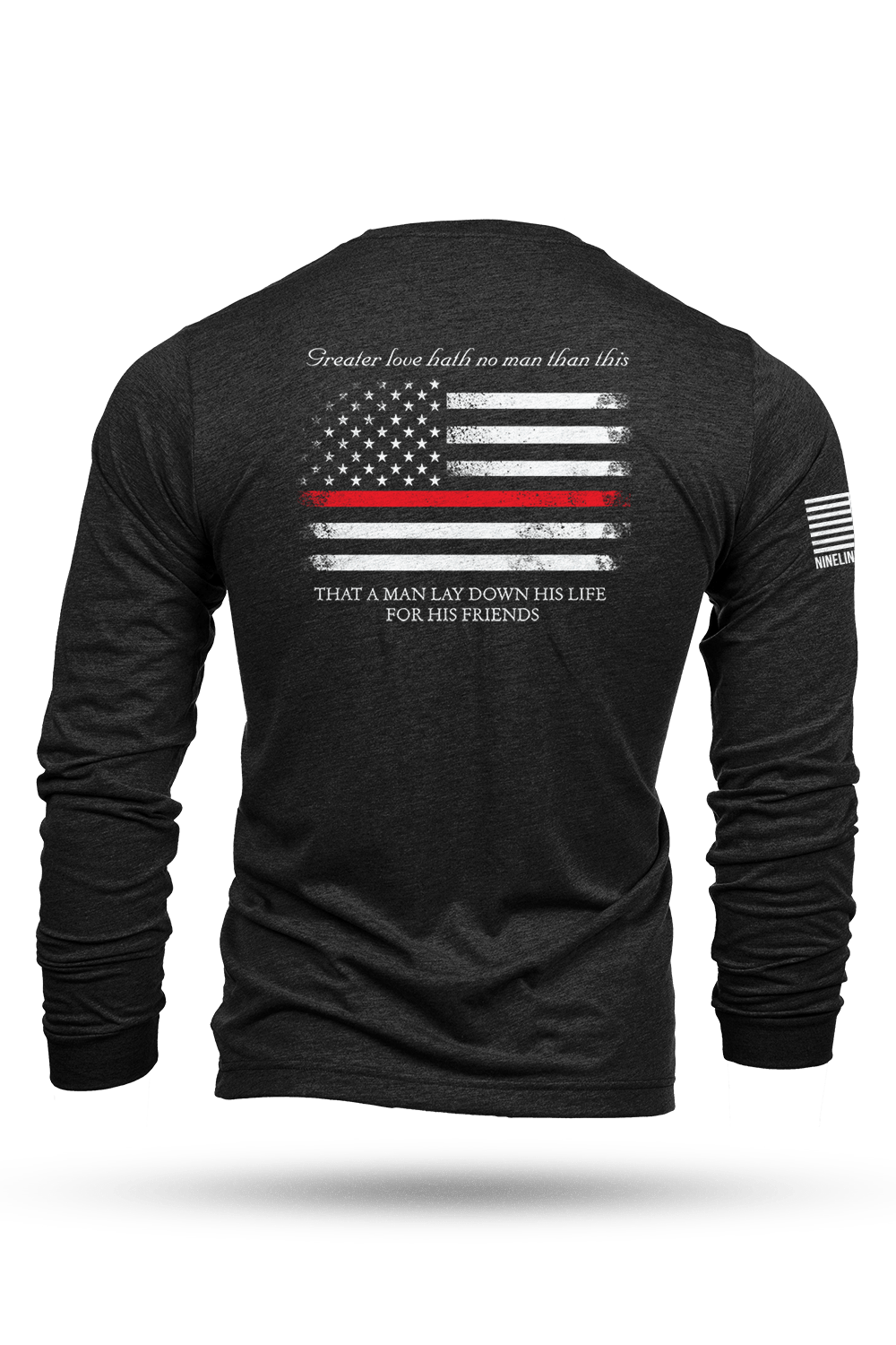 Long-Sleeve Shirt - Thin Red Line - Nine Line Apparel