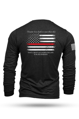 Long-Sleeve Shirt - Thin Red Line - Nine Line Apparel