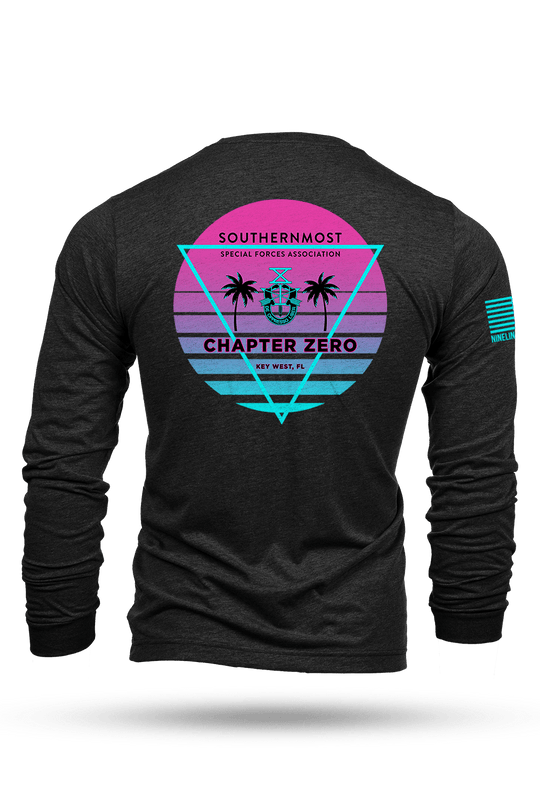 Long Sleeve Tri-Blend - Combat Dive School - Nine Line Apparel