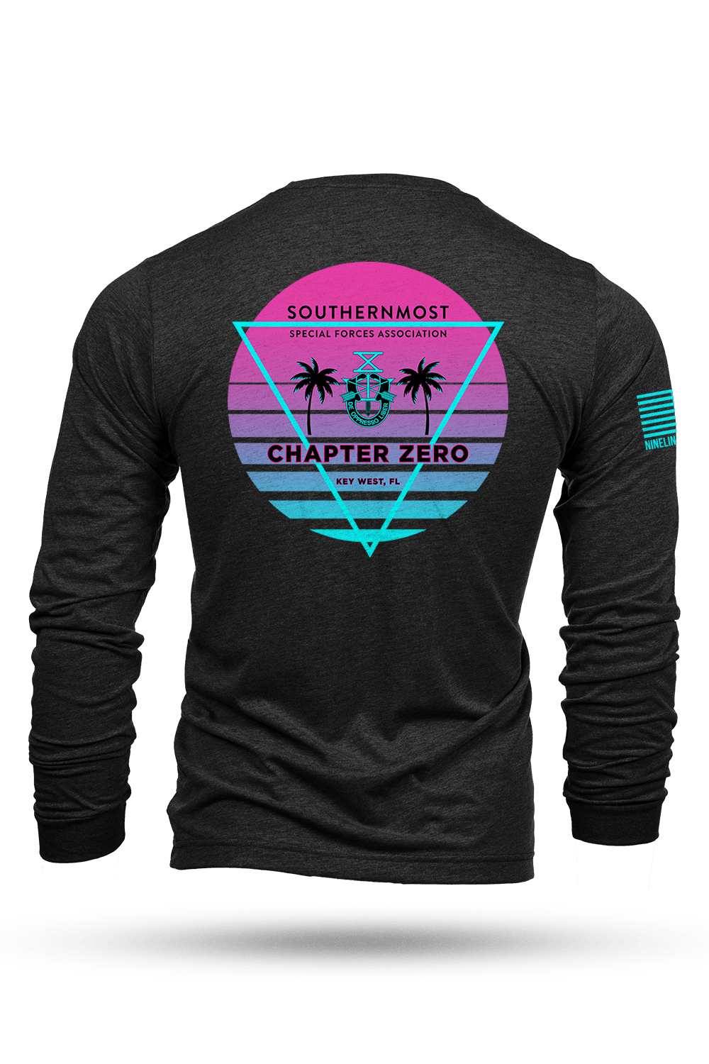 Long Sleeve Tri-Blend - Combat Dive School - Nine Line Apparel