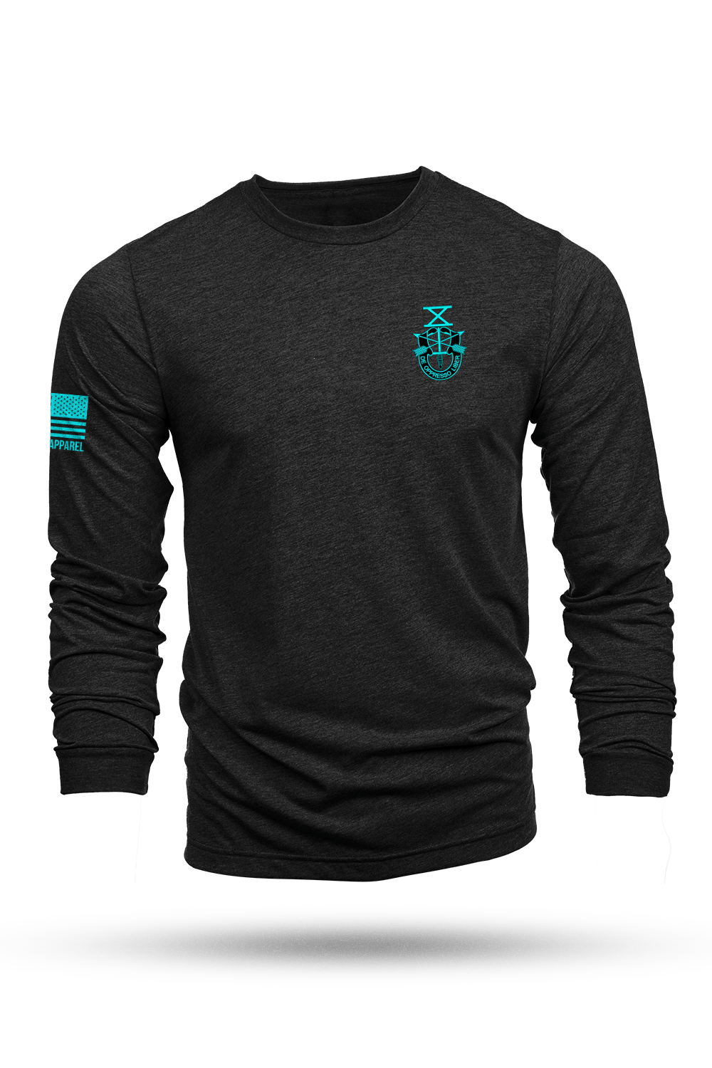 Long Sleeve Tri-Blend - Combat Dive School - Nine Line Apparel