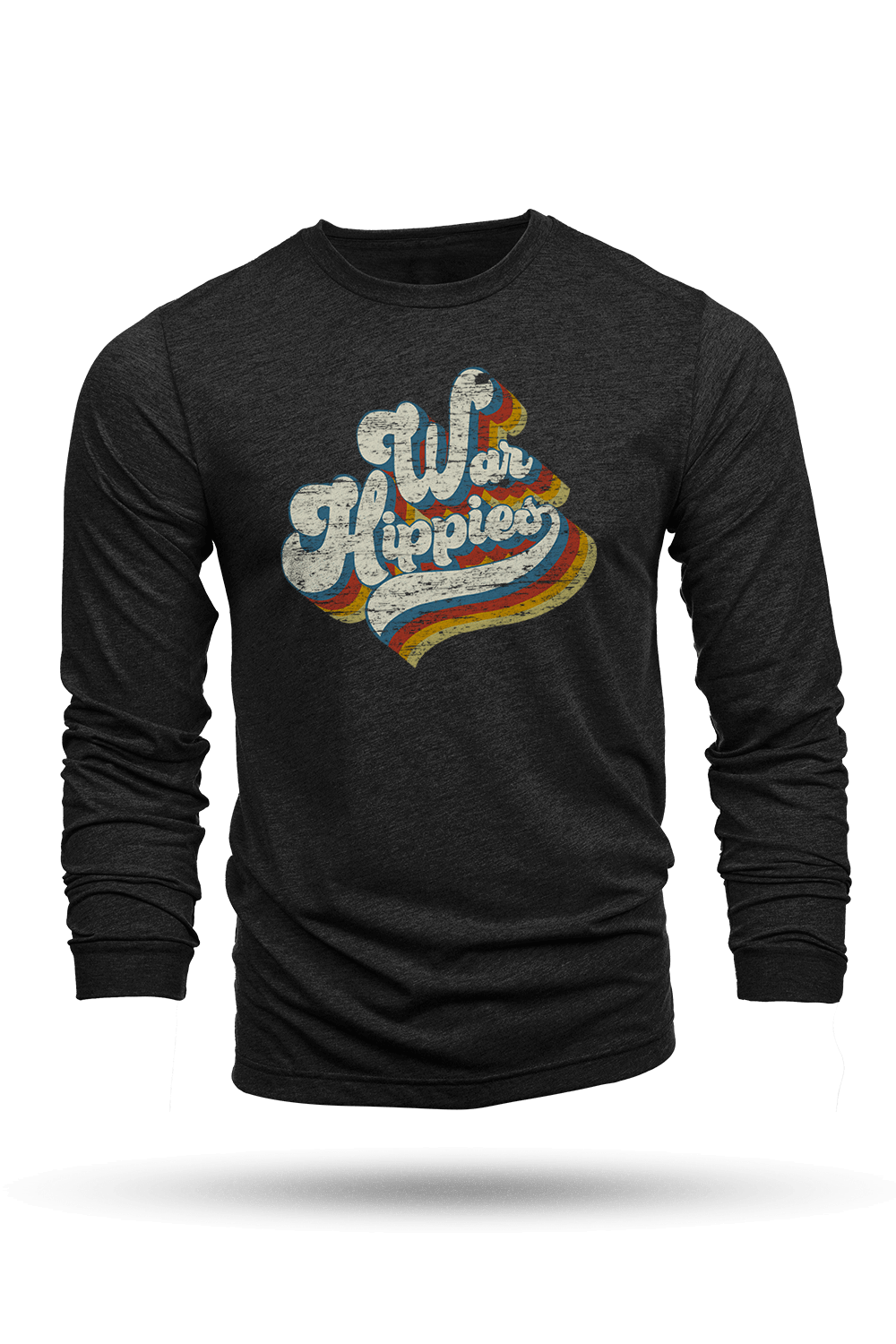 Long Sleeve Tri-Blend - War Hippies - Retro - Nine Line Apparel