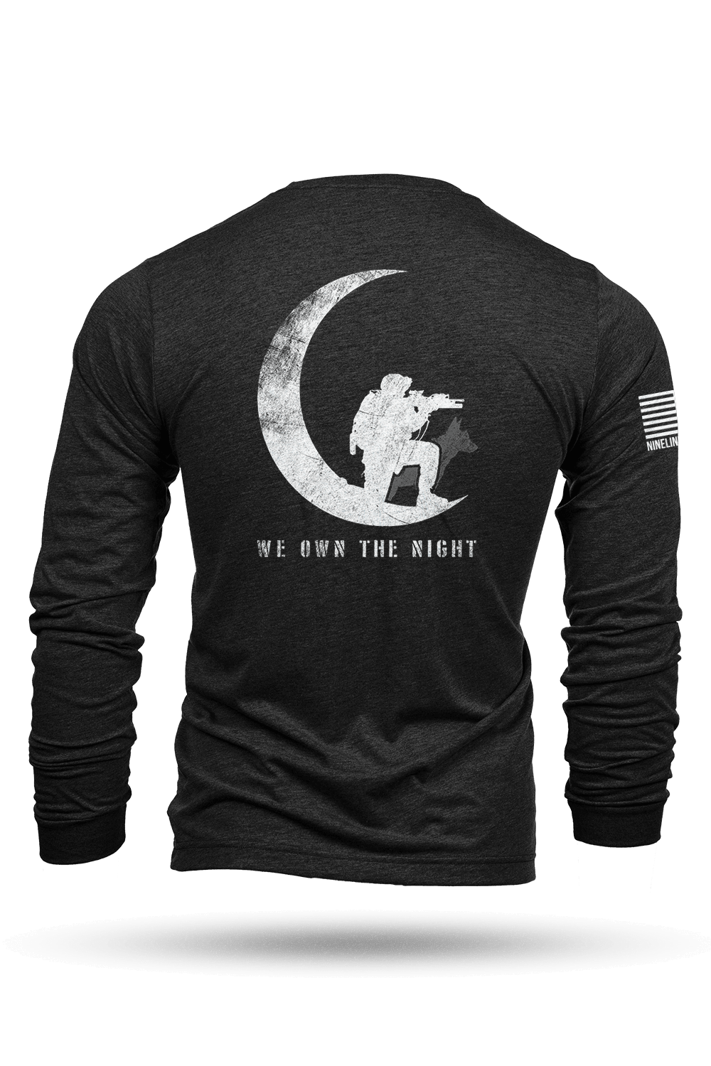 Long Sleeve Tri-Blend - We Own The Night - Nine Line Apparel