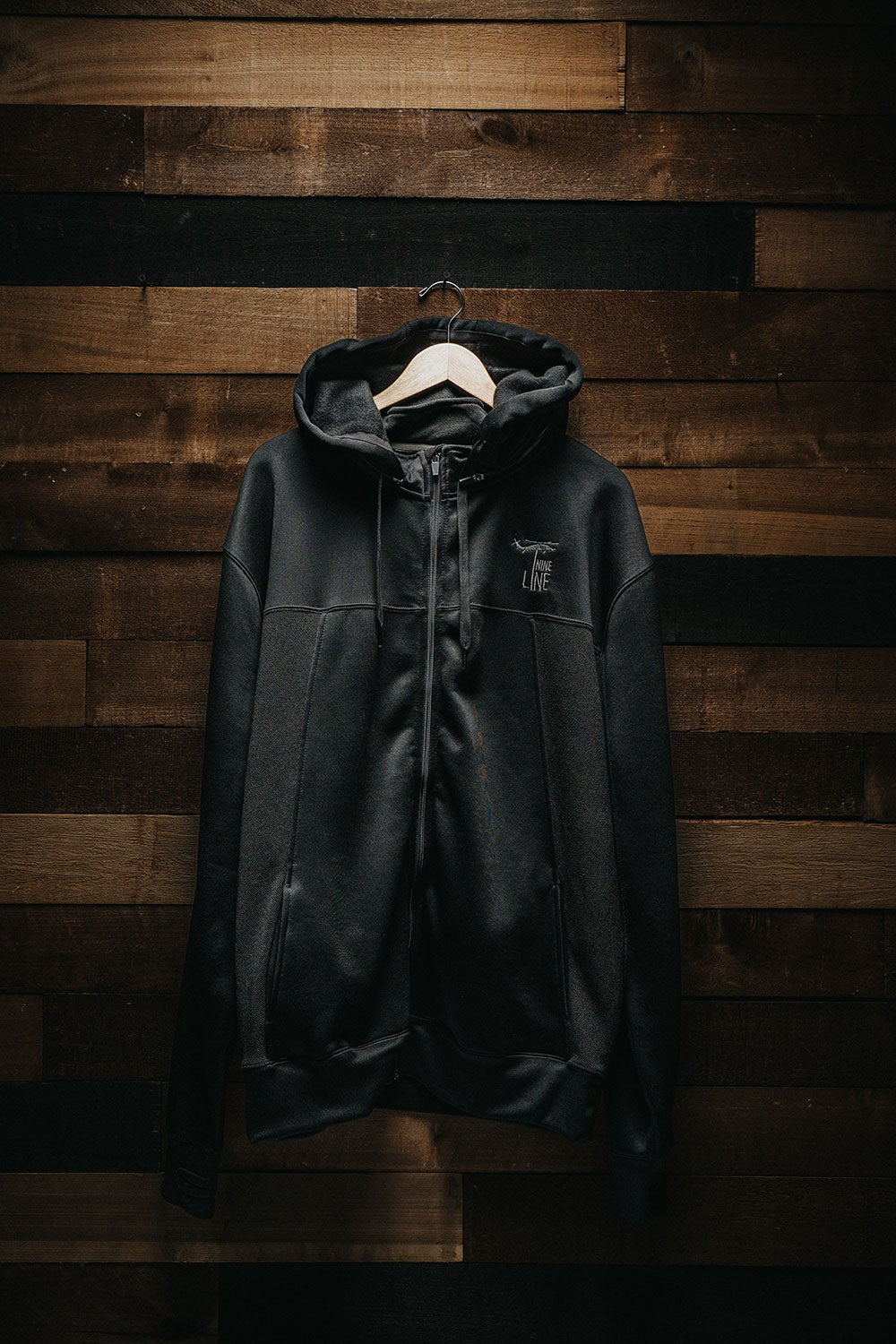 Men's Athletic Full Zip Hoodie - Nine Line Apparel