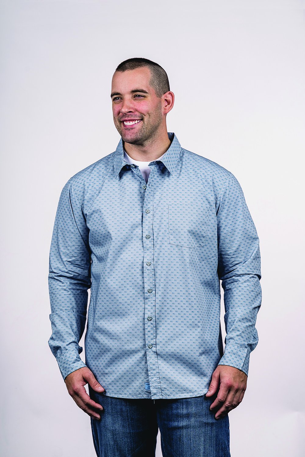 Men's Button Up Shirt [ON SALE] - Nine Line Apparel