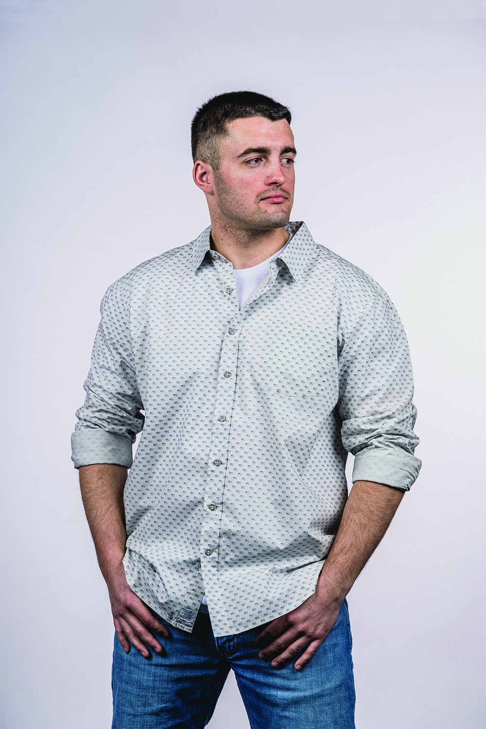 Men's Button Up Shirt [ON SALE] - Nine Line Apparel