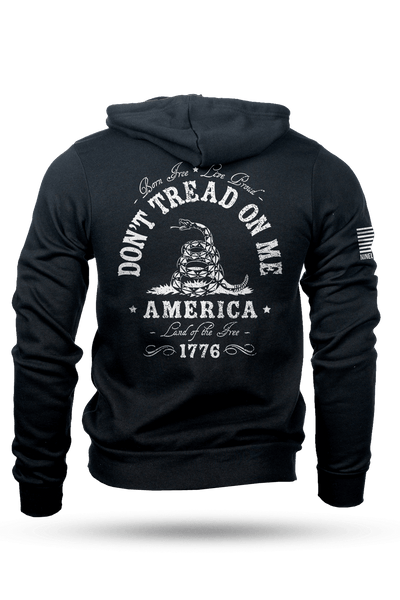 Men's Full-Zip Hoodie - Don't Tread on Me - Nine Line Apparel