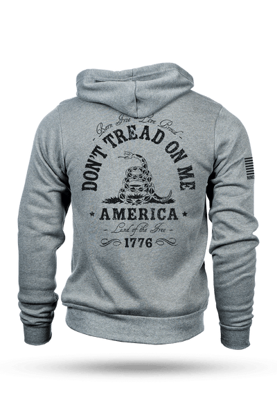 Men's Full-Zip Hoodie - Don't Tread on Me - Nine Line Apparel