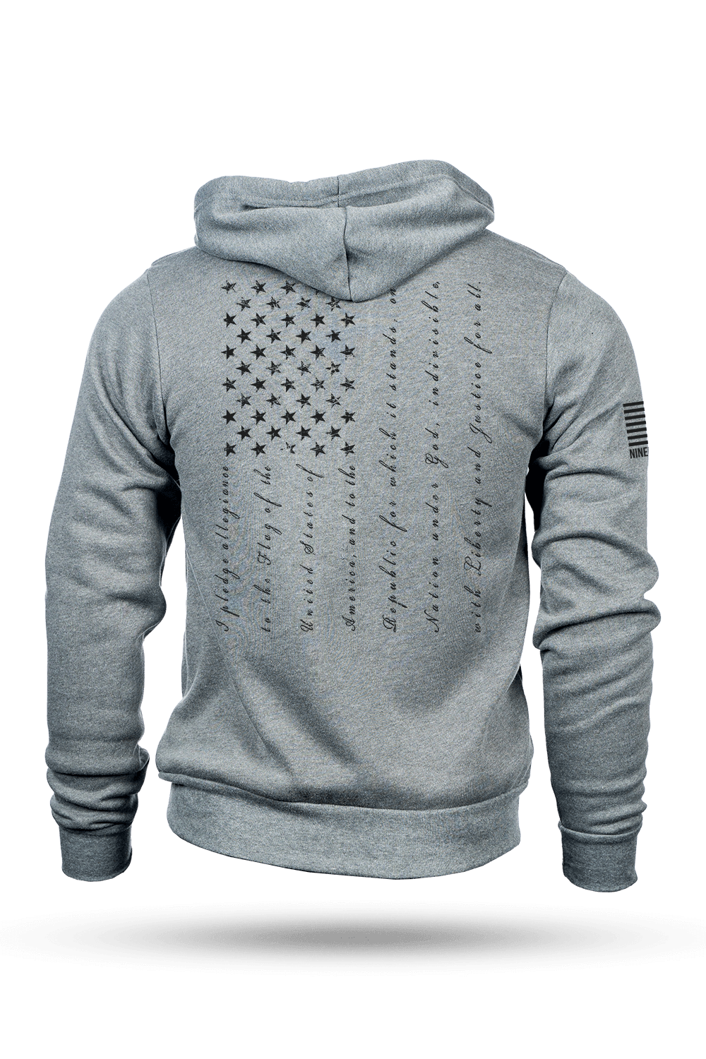 Men's Full-Zip Hoodie - The Pledge - Nine Line Apparel