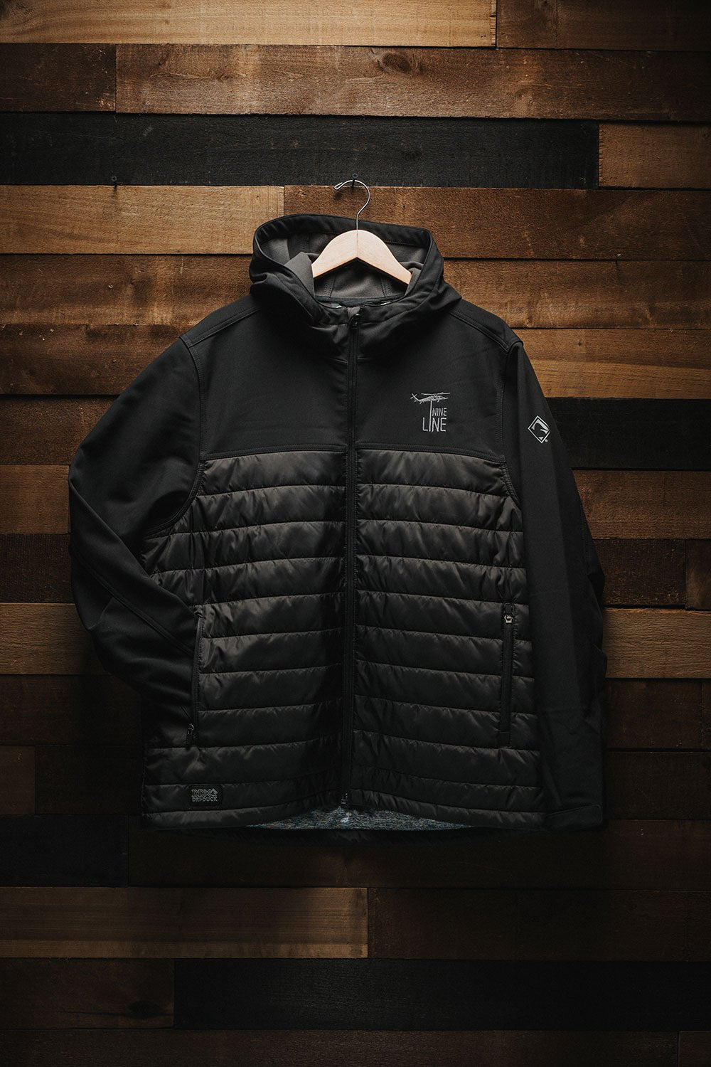 Men's Hooded Puff Jacket - Nine Line Apparel