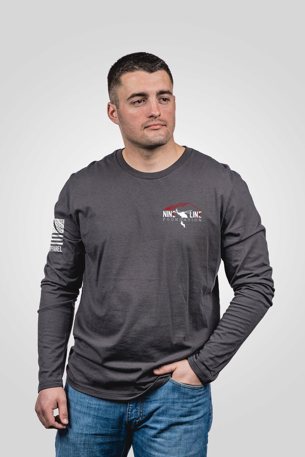Men's Long Sleeve - Nine Line Foundation - Nine Line Apparel