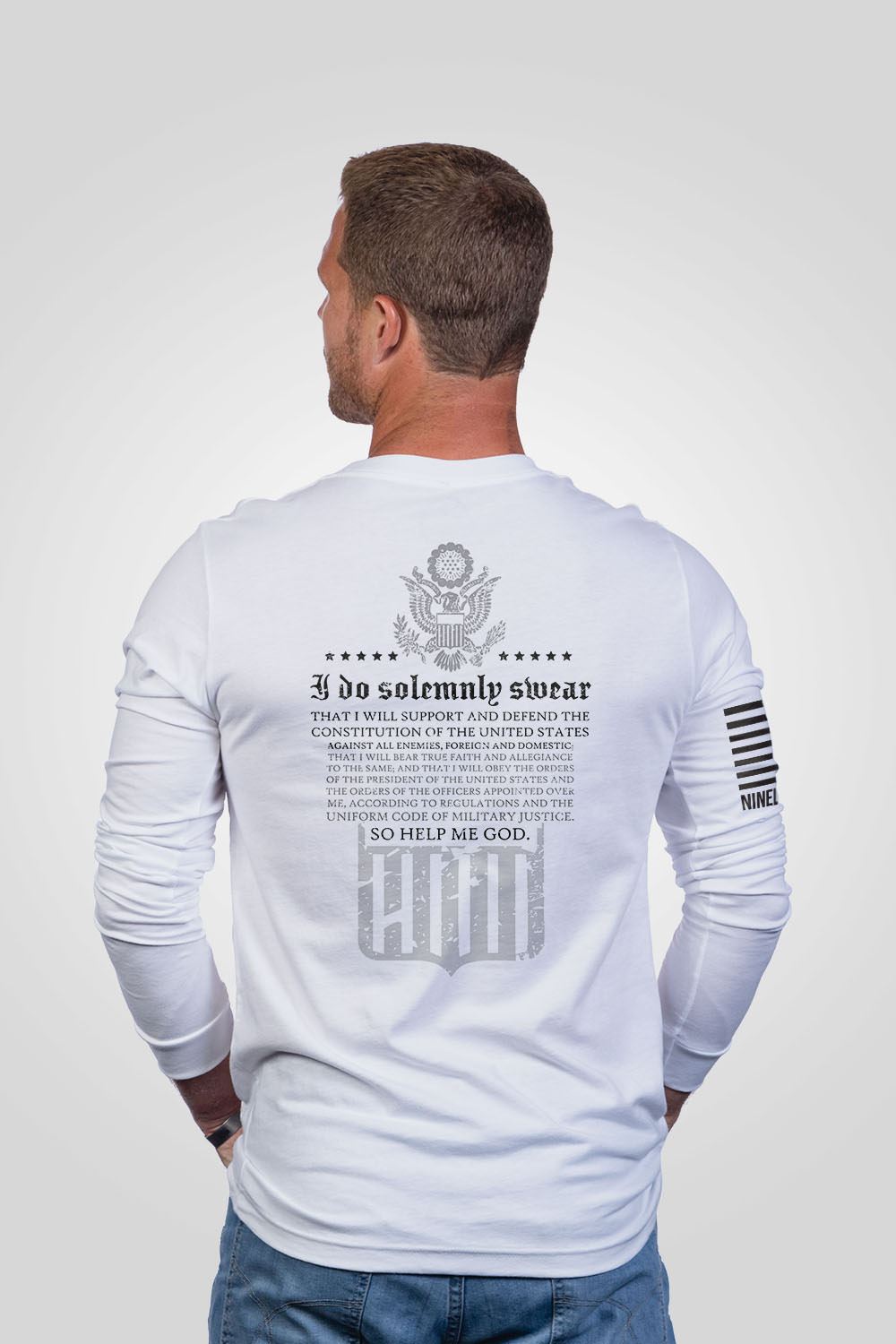 Men's Long Sleeve - The Oath - Nine Line Apparel