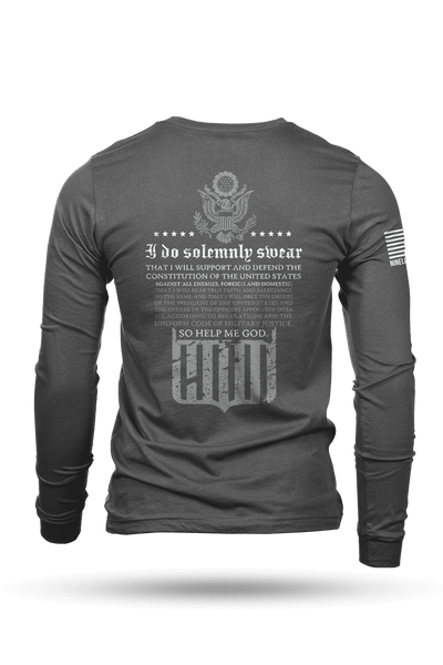 Men's Long Sleeve - The Oath - Nine Line Apparel