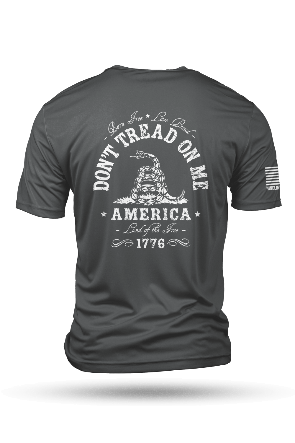 Men's Moisture Wicking T-Shirt - Don't Tread On Me - Nine Line Apparel