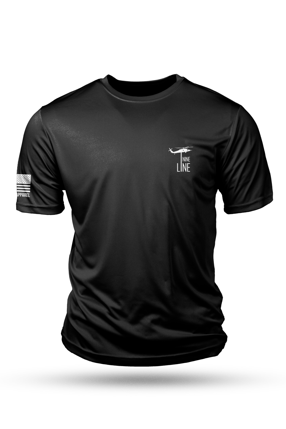 Men's Moisture Wicking T-Shirt - Thin Blue Line - Nine Line Apparel