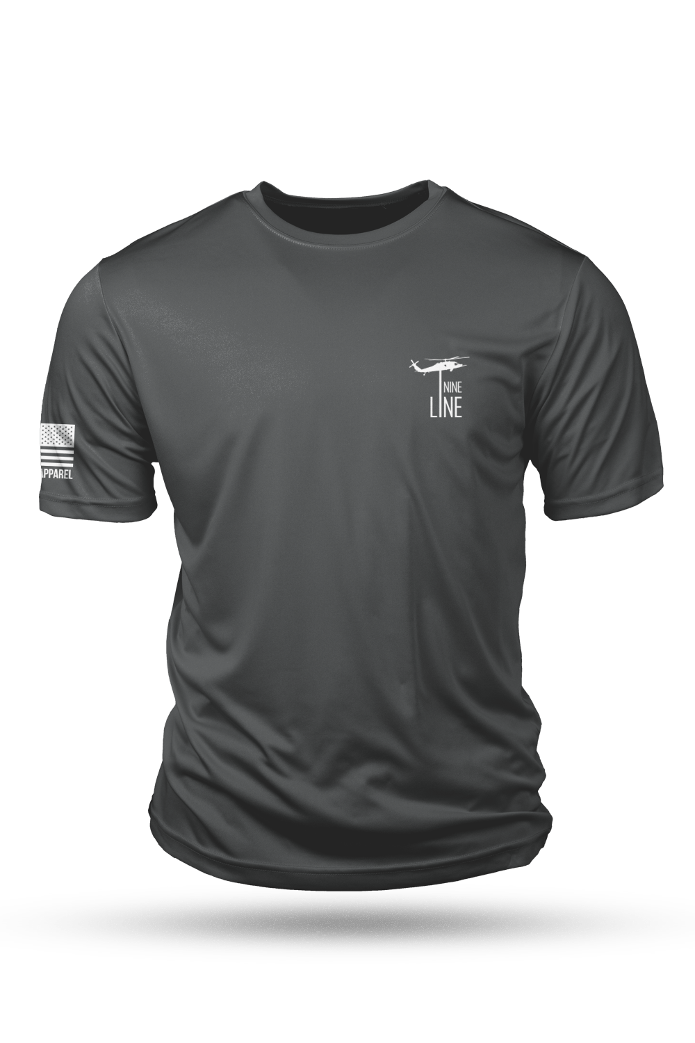 Men's Moisture Wicking T-Shirt - Thin Blue Line - Nine Line Apparel