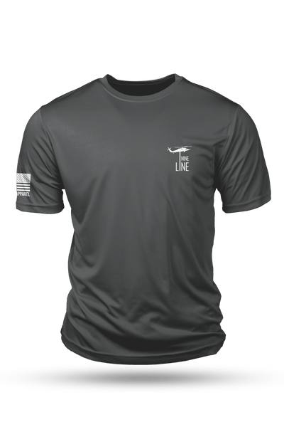 Men's Moisture Wicking T-Shirt - Thin Blue Line - Nine Line Apparel