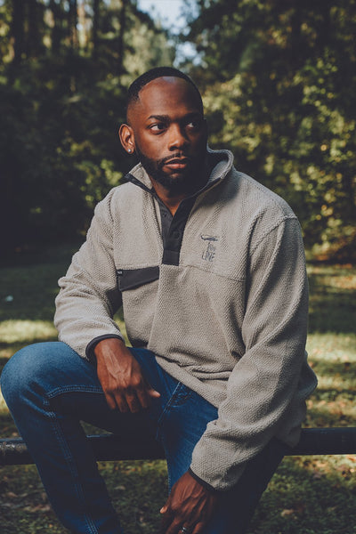 Men's Sherpa Fleece Pullover - Nine Line Apparel
