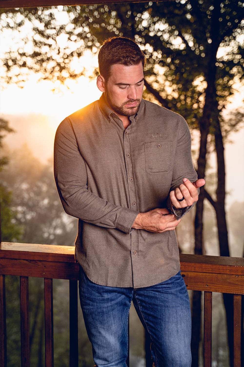 Men's Solid Flannel [ON SALE] - Nine Line Apparel