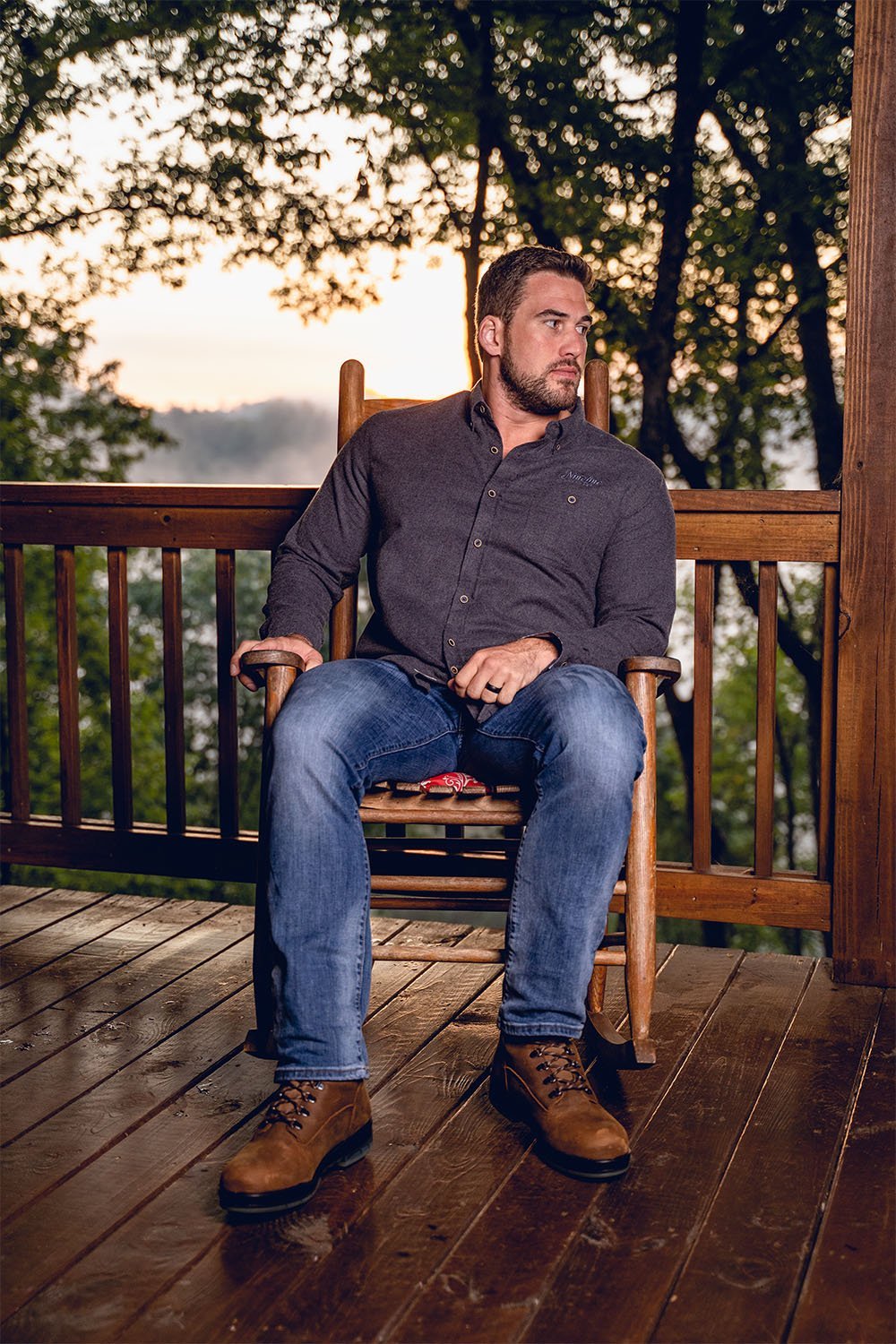 Men's Solid Flannel [ON SALE] - Nine Line Apparel