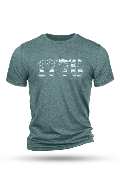 Men's Tri-Blend T-Shirt - Chad Prather - 1776 Stars and Stripes - Nine Line Apparel