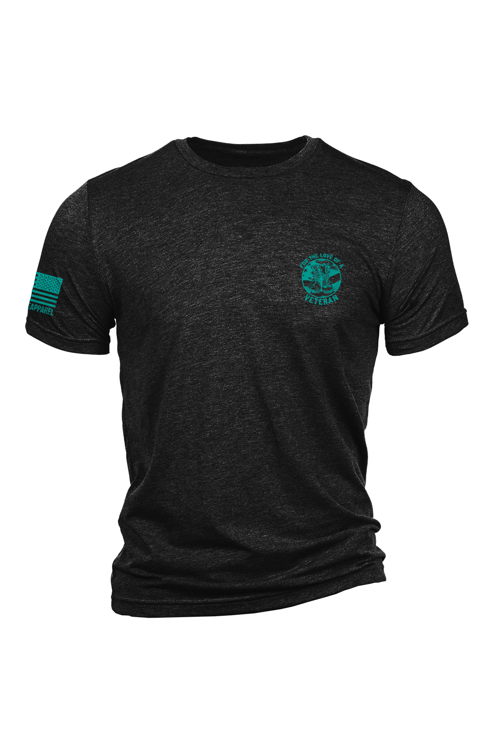 Men's Tri-Blend T-Shirt - PTS Awareness Month - For the Love of a Veteran - Nine Line Apparel